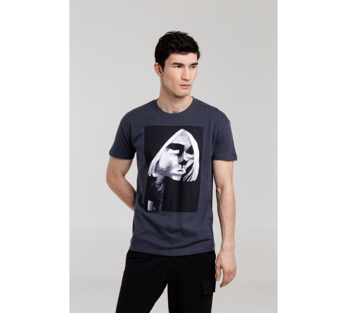 Футболка «Меламед. Kurt Cobain», темно-серая