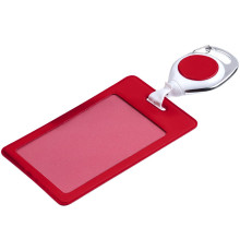 Чехол для пропуска с ретрактором Dorset, красный