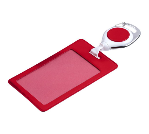 Чехол для пропуска с ретрактором Dorset, красный