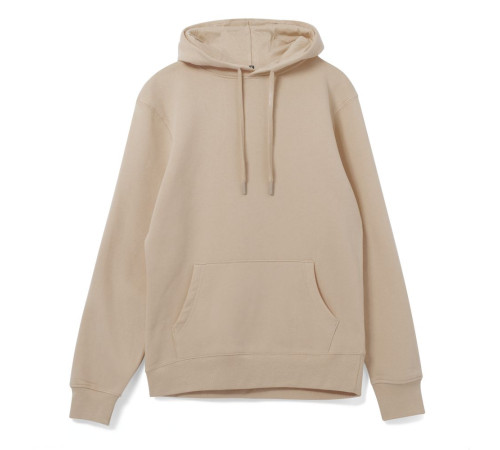 Толстовка с капюшоном унисекс Hoodie, бежевая