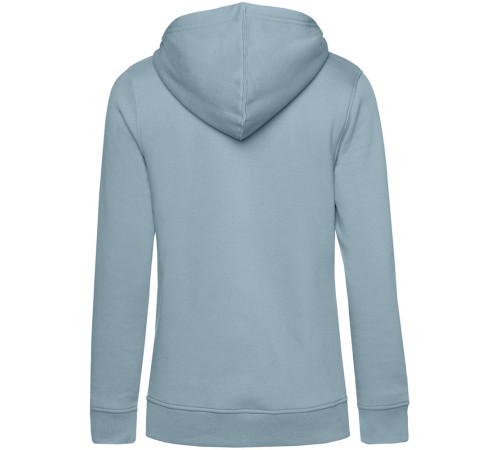 Толстовка с капюшоном женская BNC Inspire (Organic), серо-голубая