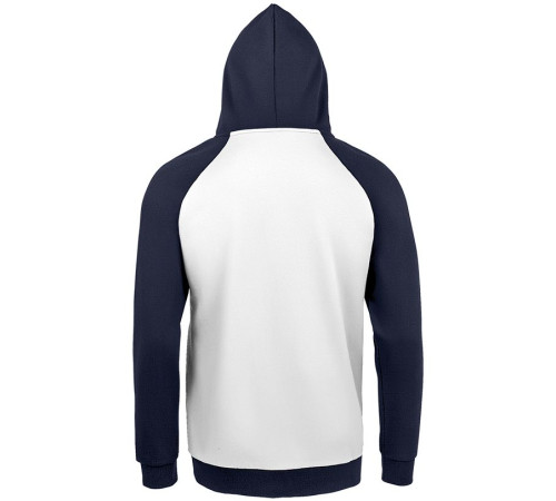 Толстовка унисекс Seattle, белая с темно-синим