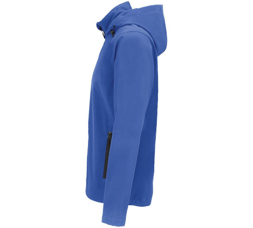 Куртка софтшелл с капюшоном мужская Race Men, ярко-синяя (royal)