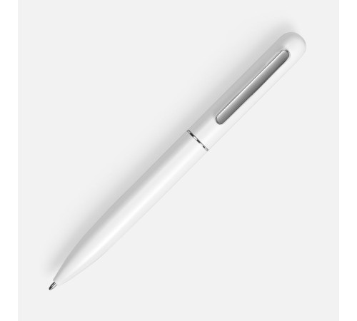 Ручка шариковая Scribo, матовая белая