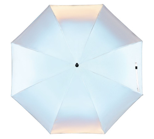 Зонт-трость Manifest со светоотражающим куполом, серый