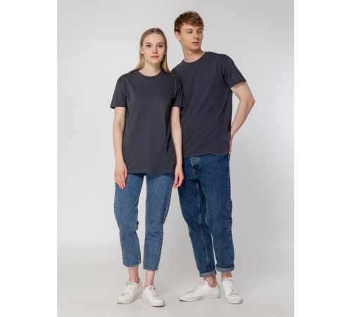 Футболка унисекс Regent 150, темно-серая (графит)