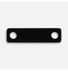 Шильдик металлический Alfa Liten, черный