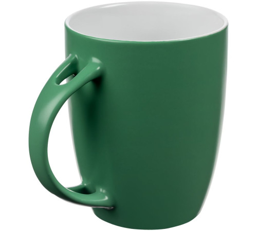 Кружка с ложкой Cheer Up, ver.2, зеленая