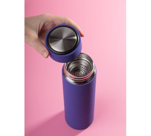 Термос с ситечком Percola, фиолетовый