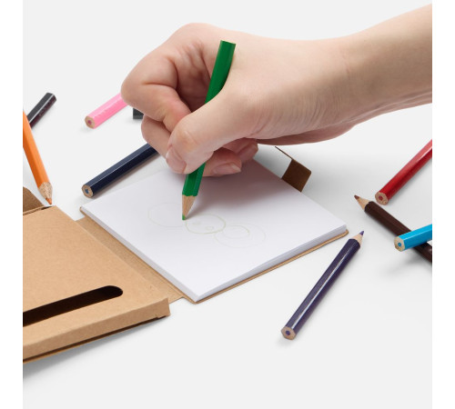 Набор цветных карандашей с блокнотом Pencilvania Traveler