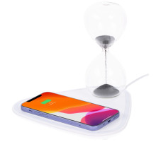Станция беспроводной зарядки с антистрессом Countdown, белая