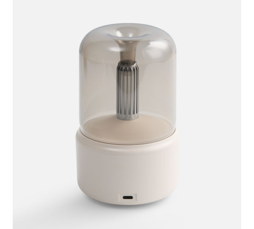 Увлажнитель-ароматизатор с подсветкой mistFlicker, молочно-белый