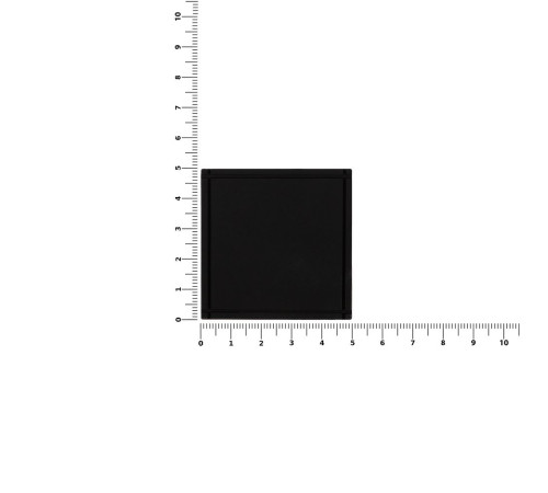 Лейбл из ПВХ Dzeta, L, черный