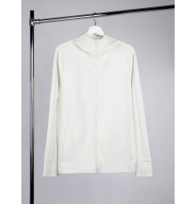 Куртка с капюшоном унисекс Begi, молочно-белая