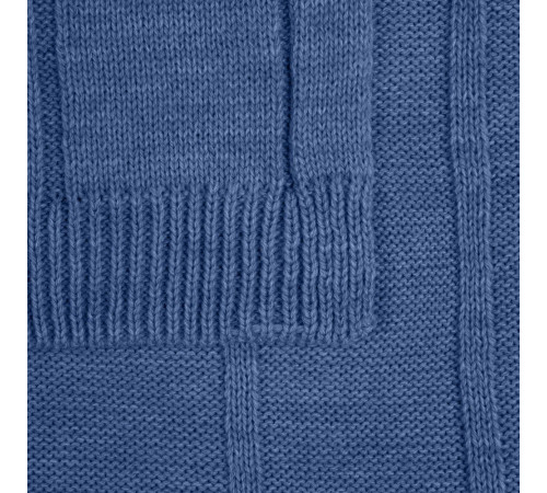 Плед Bambolay, синий (черника)