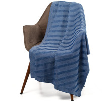 Плед Locus Solus, синий с голубым