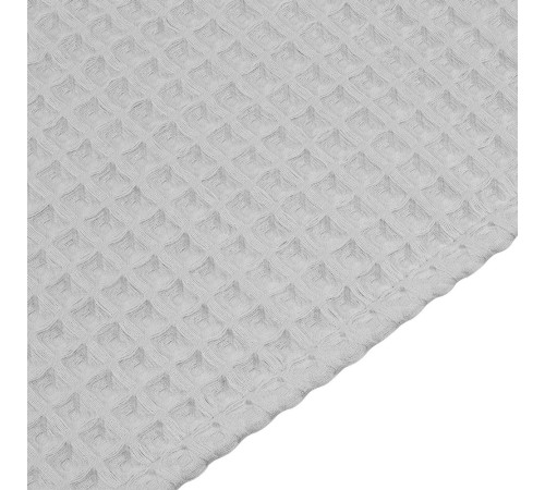 Полотенце вафельное Gentle, большое, светло-серое