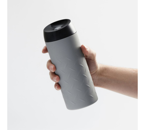 Термостакан Hard Work, серый