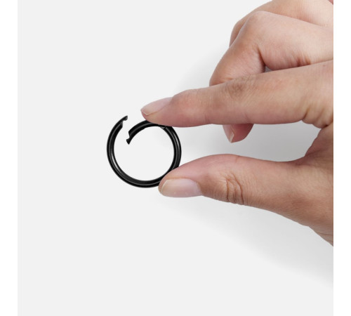 Карабин-кольцо Claus, L, черный