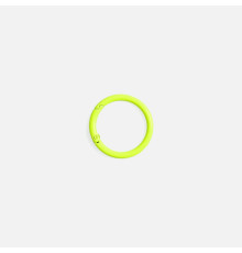 Карабин-кольцо Claus, L, желтый неон