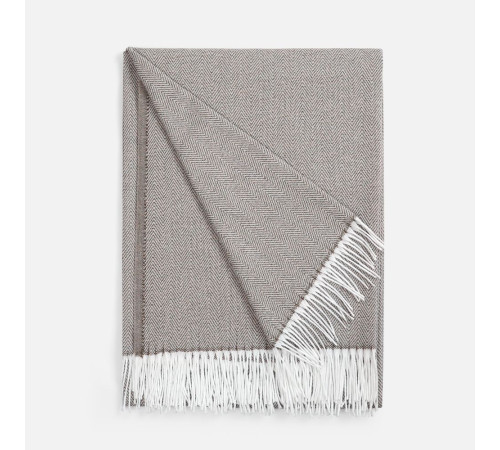 Плед «Гирвас», темно-бежевый