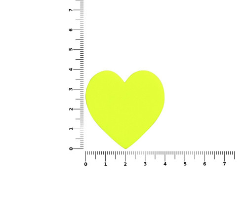 Наклейка тканевая Lunga Сor, M, желтый неон