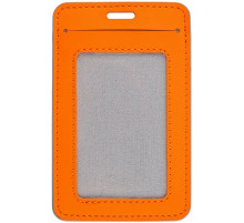 Чехол для пропуска Shall Simple, оранжевый