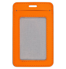 Чехол для пропуска Shall Simple, оранжевый