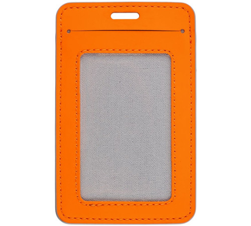Чехол для пропуска Shall Simple, оранжевый
