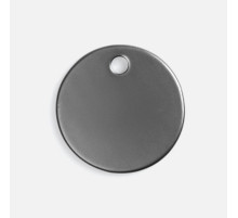 Шильдик металлический Alfa Sirkel, серый металлик
