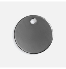 Шильдик металлический Alfa Sirkel, серый металлик