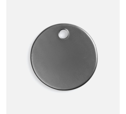 Шильдик металлический Alfa Sirkel, серый металлик