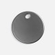 Шильдик металлический Alfa Sirkel, серый металлик