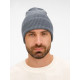 Шапка Nobilis Mono, серая (стальная)