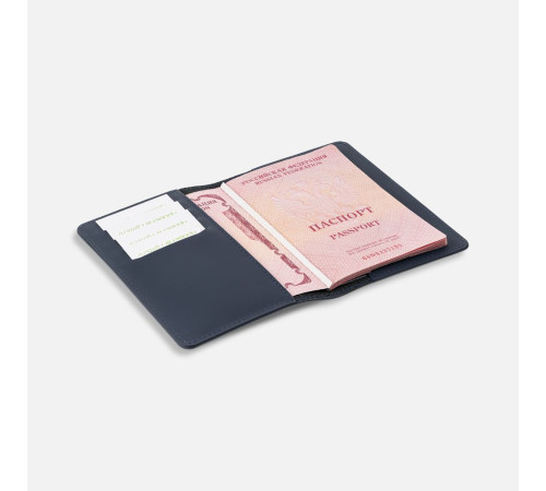 Обложка для паспорта Alaska, синяя