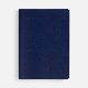 Ежедневник Nebraska Flex, недатированный, синий с серебром