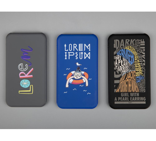 Аккумулятор Uniscend Starry с подсветкой, 5000 мАч, синий