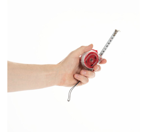 Рулетка Selvaksi, 3 м, красная