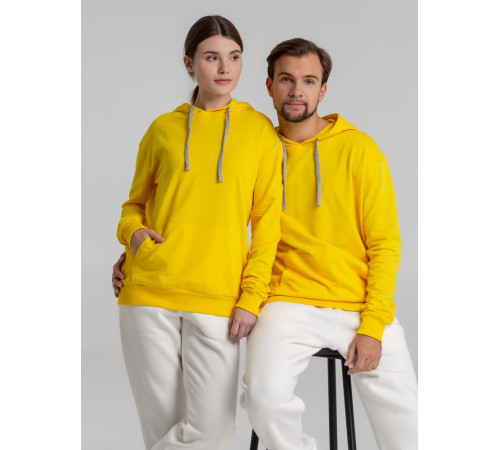 Толстовка с капюшоном Unit Kirenga, желтая