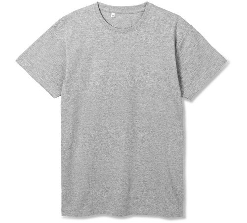 Футболка унисекс T-Bolka 180, серый меланж