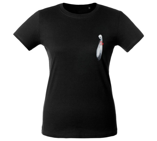 Футболка женская Ghost of Love, черная