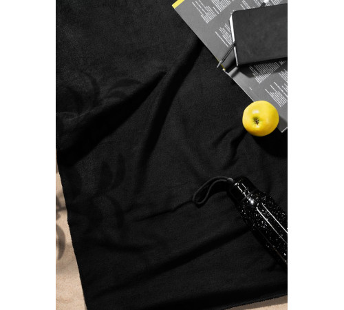 Флисовый плед Warm&Peace, черный