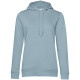 Толстовка с капюшоном женская BNC Inspire (Organic), серо-голубая