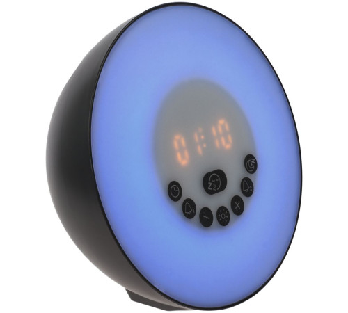 Лампа-колонка dreamTime для пробуждения светом и музыкой, черная