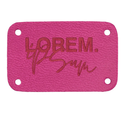 Лейбл Latte, S, розовый