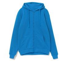 Толстовка на молнии с капюшоном Siverga 2.0, бирюзовая