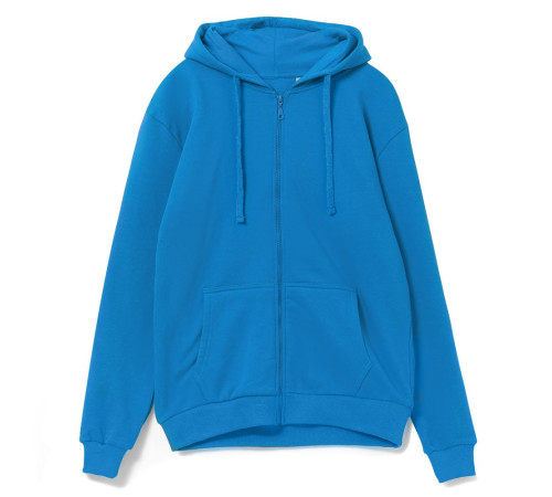 Толстовка на молнии с капюшоном Siverga 2.0, бирюзовая