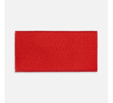 Лейбл тканевый Epsilon, XXS, красный