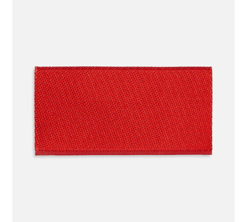 Лейбл тканевый Epsilon, XXS, красный