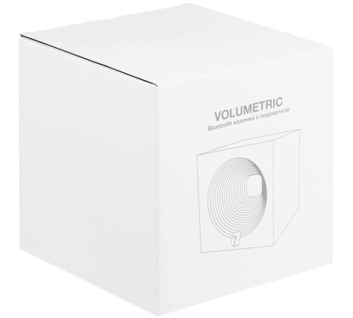 Bluetooth-колонка с подсветкой Volumetric, белая